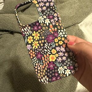 Floral Pattern Phone Case - Multicolor